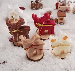 Mini renna creativa profumata candela-regalo di Natale aromatico per l'ambiente festivo e l'arredamento delle <span class=keywords><strong>vacanze</strong></span> - Product Image 2