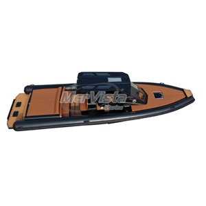 Bote de Aluminio <span class=keywords><strong>con</strong></span> Casco Rígido de 34 pies, RHIB Orca Hypalon, Bote Inflable <span class=keywords><strong>con</strong></span> Casco de Aluminio para Crucero <span class=keywords><strong>con</strong></span> Doble Motor Fuera de Borda de 300 HP - Product Image 5