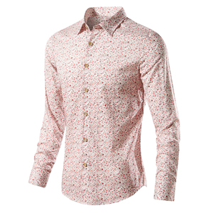 <span class=keywords><strong>Camicie</strong></span> floreali da <span class=keywords><strong>uomo</strong></span> a manica lunga Casual con bottoni a <span class=keywords><strong>fiori</strong></span> stampate <span class=keywords><strong>camicie</strong></span> 100% cotone cs11 - Product Image 5