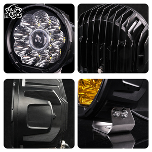 Lámpara de conducción Led de 5 "y 120W, Luz Blanca Amarilla ámbar redonda, luz de circulación diurna, Lámpara de trabajo para camión todoterreno, Tractor y remolque - Product Image 5
