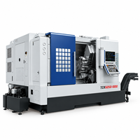 Mesin Bubut CNC Horizontal TCK6050 Presisi Tinggi, Single Spindle, Slant Bed, Heavy Duty, Large Swing, Tailstock Handal