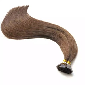 Extensions de cheveux en kératine italienne en gros Jasmine Beauty, pointes plates en K, cheveux humains doublement étirés Remy - Product Image 3