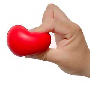 Pelota Antiestrés de Espuma de PU con Forma de Corazón y Logotipo Personalizado, Juguete Suave para Apretar, Ideal para Regalos de Agradecimiento - Product Image 3