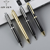 Nouveau mini stylo bille portable professionnel en métal avec encre noire, pointe de 1,0 mm – Stylo promotionnel créatif à mécanisme rotatif de style court