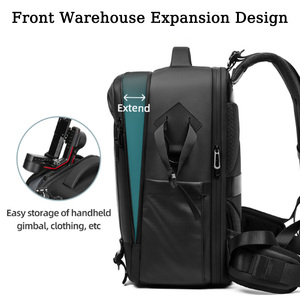 Sac à dos pour appareil photo, imperméable, grande capacité, sac pour appareil photo, support pour trépied, sac à dos de photographie de voyage pour photographes professionnels - Product Image 4