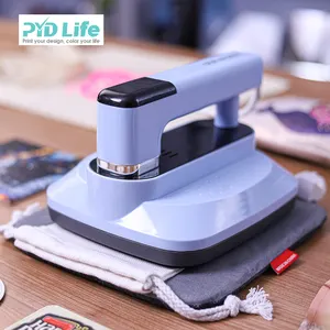 Venta al por mayor cricut pequeña prensa-PYD vida Cricut fácil prensa 2 pequeño 7 "x 8" máquina de prensa de calor para vinilo mano prensa de calor para camiseta