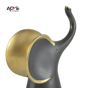 مصنع بيع بالجملة طقم من 2 حداثة سيراميك من حلي الفضة للمنزل والمكتب ديكور غرفة المعيشة - Product Image 5