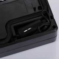 Pompe à air à piston ABS de petite taille avec logo personnalisé, 80W, affichage numérique de la pression, pour le gonflage des pneus de berlines, SUV et vélos