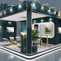 Stand d'exposition modulaire personnalisé MEGA Modern Fashion Pop Up Store pour événements et expositions