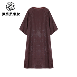 ภาพเงาทรงหลวมกระชับ100% ยาวถึงพื้นสไตล์วินเทจเก๋ไก๋มาใหม่ในฤดูร้อน - Product Image 2