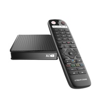 Receptor de TV Android 10 4K XC2, Decodificador Allwinner H313 de Cuatro Núcleos, Reproductor Multimedia IPTV, Enchufe para Reino Unido/EE. UU./UE
