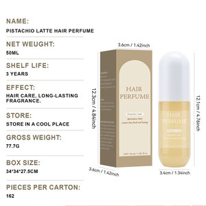 Spray capillaire <span class=keywords><strong>parfum</strong></span>é longue durée 50ML Pistache Latte pour hommes et femmes - Product Image 4