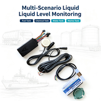 Capteur de niveau de carburant ultrasonique RS485 ULS001 avec suivi GPS 4G LTE pour la détection du niveau de réservoir de camion, la surveillance de la température et de l'humidité (PC)