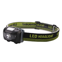 Puissante lampe frontale Hardhat COB lumière LED lampe frontale lampe de casque de sécurité minière avec batterie AAA pour le camping et la chasse