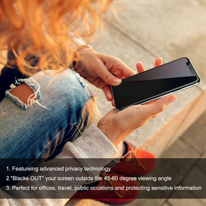 Điện thoại di động Tempered Glass Màn hình HD 3D cảm ứng 9H Độ cứng chống gián điệp chống trầy xước chống chói, dễ dàng cài đặt bong bóng miễn phí cho <span class=keywords><strong>Iphone</strong></span> - Product Image 5