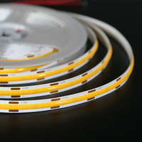 Bande lumineuse LED COB flexible en cuivre à haute densité sans points LED, indice de protection IP20, 24V, 312 LED/m, guirlandes lumineuses