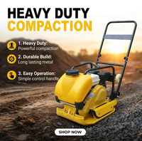 Compacteur vibrant portatif à essence Topmai, nouveau modèle très demandé, 5,5-7,5 CV, pour la construction routière, à faible consommation de carburant