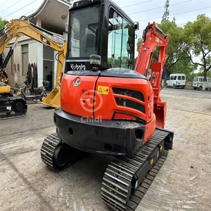 Mini excavatrice Kubota KX165 KX165-5 haute puissance avec poids en ordre de marche de 5 tonnes, équipement d'occasion à bas prix, moteur pompe à moteur inclus - Product Image 6