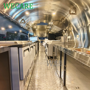 รถขายอาหารเคลื่อนที่ WECARE พร้อมเตาทอด รถพ่วงขายอาหาร ฮอทดอก พิซซ่า ทาโก้ ชูโรส์ เฟรนช์ฟรายส์ เครป รถฟู้ดทรัค พร้อมอุปกรณ์ครบครันสำหรับร้านอาหาร - Product Image 6