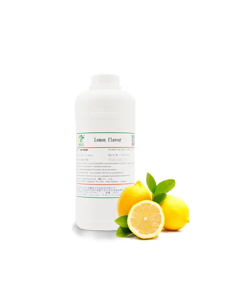 Sapore di limone olio essenziale per bevande alla frutta fabbrica vendita diretta di alta qualità limone bevande sapori e fragranze
