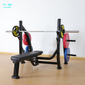 Hot Sell Commercial Flat <strong>Bench</strong> Press With <strong>Weight</strong> Storage Rack - Heavy Duty Gym Equipment - Product Image 4