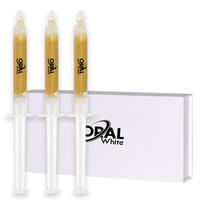 Kit de Recharge Personnalisé de Gel Blanchissant Dentaire Oral au Peroxyde d'Hydrogène Liquide 3ml 35% Blanc Privé