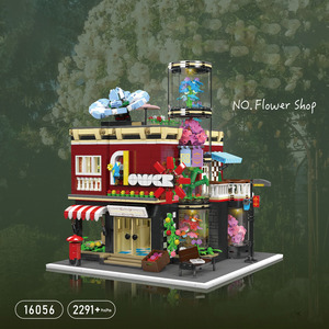 Mould King 16056 MOC Puzzle Flower Shop Montaje Modelo Ladrillos creativos Niños Unisex Juego de bloques de construcción educativos Juguete - Product Image 2