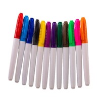Ensemble de 12 marqueurs avec clip, effaçables, pour tableau blanc, pour l'école, le bureau, le dessin, l'écriture, la papeterie, en stock, vente en gros