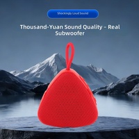 Speaker Mini Portabel Nirkabel 5.3 Tahan Air dan Debu untuk Luar Ruangan, Kualitas Suara Tinggi, Daya Tahan Baterai Lama 3W TWS Tipe-C 360
