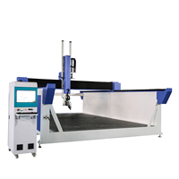 CHENMAI 25005200 Machine de gravure CNC 3 axes pour mousse, moteur de broche 3,7 kW, précision 0,05 mm, 200V/380V, 7600x3400x1800mm, garantie 1 an