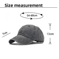 Casquette de baseball 6 panneaux en PVC, délavée et vieillie, sur mesure, pour le commerce international, avec impression de logo et broderie publicitaire, à large bord