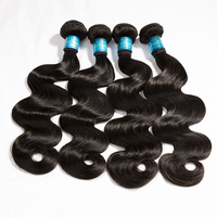 Fasci 100% di estensione dei capelli umani, Body Wave Hair umani fasci per donne nere