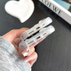Joli placage argent amour coeur papillon goutte colle vague bord TPU époxy housse de téléphone pour <span class=keywords><strong>Apple</strong></span> <span class=keywords><strong>Iphone</strong></span> 11 12 13 14 15 16 17Pro - Product Image 4