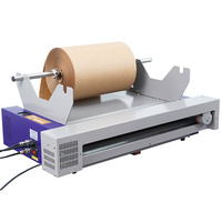 Machine d'emballage de papier en nid d'abeille 140W Distributeur électrique de rouleaux de papier en nid d'abeille