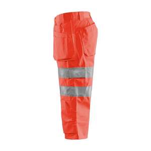 BLAKLADER - 153918115500D100 Pantalones cortos piratas de alta visibilidad Rojo-EAN 7330509874899 ROPA DE TRABAJO DE 2017 - Product Image 5