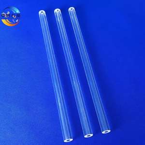 Tubo de Quartzo Transparente de Alta Pureza, Tubulação de Vidro de Quartzo Resistente ao Calor para Laboratório e Indústria - Product Image 1