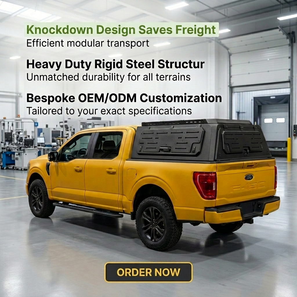 Galvanized Steel Modular Truck Canopy | Ford F150