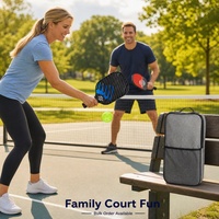 Raquette de pickleball en fibre de carbone JUNYE Pro 3k Honeycomb 16mm thermoformée, logo personnalisé OEM ODM, approuvée USAPA, vente en gros