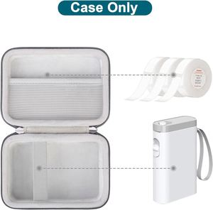 EVA Hard Carrying Case Eva Protection Case Portable Hard Storage Case for NELKO P21 <b>Label</b> <b>Maker</b> Machine - Product Image 2