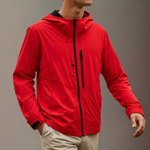 Service OEM personnalisé – Veste à capuche rigide imperméable et coupe-vent en polyester/nylon épais avec coutures thermosoudées - Product Image 1