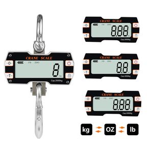 Digitale Schwerlast-Hakenwaage <span class=keywords><strong>1000</strong></span> <span class=keywords><strong>kg</strong></span> 2000 <span class=keywords><strong>kg</strong></span> Kranwaage LCD LED-Anzeige mit Fernbedienung OEM - Product Image 3