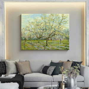 Impresión en Lienzo <span class=keywords><strong>de</strong></span> Arte Mural Moderno, Reproducción <span class=keywords><strong>de</strong></span> la Pintura Huerto Blanco <span class=keywords><strong>de</strong></span> Vincent <span class=keywords><strong>Van</strong></span> <span class=keywords><strong>Gogh</strong></span>, Decoración para Sala <span class=keywords><strong>de</strong></span> Estar y Hogar - Product Image 3