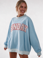 Sweater Wanita Mock Neck Model Asimetris 400gsm Katun Fleece Oversized Hangat untuk Musim Dingin