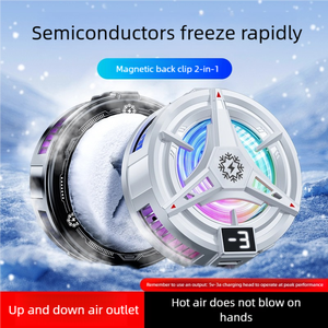 Enfriador de Teléfono con Luz RGB 2 en 1, Magnético, Ajustable en 3 Niveles, con Tecnología de Enfriamiento Rápido por Semiconductor, para Juegos y Transmisiones en Vivo - Product Image 6