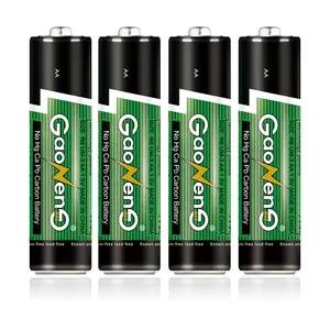 Grosir Hg0 % Baterai Karbon 1.5V Tidak Dapat Diisi Ulang 10 Tahun AA R6 AA untuk Mainan Kamera Kontrol