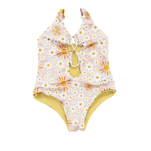 <span class=keywords><strong>Maillot</strong></span> <span class=keywords><strong>de</strong></span> <span class=keywords><strong>bain</strong></span> une pièce pour bébés filles, motif floral hawaïen, bretelles réglables, style évidé, collection très prisée - Product Image 5