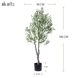 Oh arti <span class=keywords><strong>vendita</strong></span> calda natura <span class=keywords><strong>giardino</strong></span> artificiale albero in vaso per interni all'aperto ulivi artificiali - Product Image 2