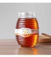 Wholesale 1kg round Plastic Honey Storage Container Empty Syrup Packaging Bottle Metal Screw Cap 200ml for Water/Liquids