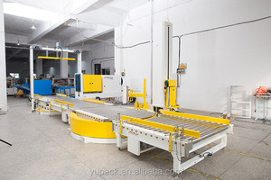 Online Stretch Film Volautomatische Pallet Wrapper/Wikkelen Machine Met Rollenbaan - Product Image 4
