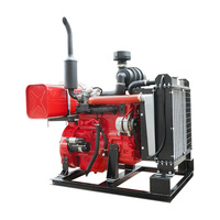 Pompe à eau diesel professionnelle 90 kW, ensemble moteur à démarrage électrique, haute efficacité, moteur refroidi par eau, moteur Euro 2, roulement